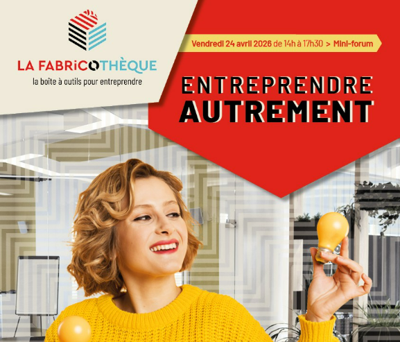 affiche forum entreprendre autrement Fabricothèque Helop