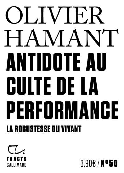 Couverture du livre Antidote au culte de la performance