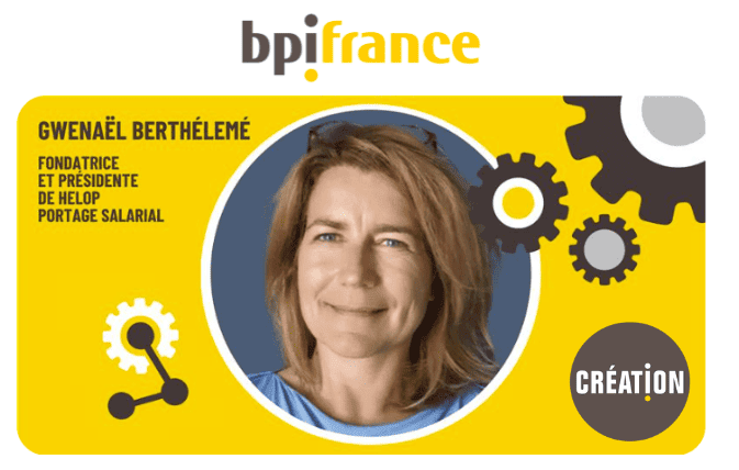 Interview portage salarial - Helop cité par BPI France Création